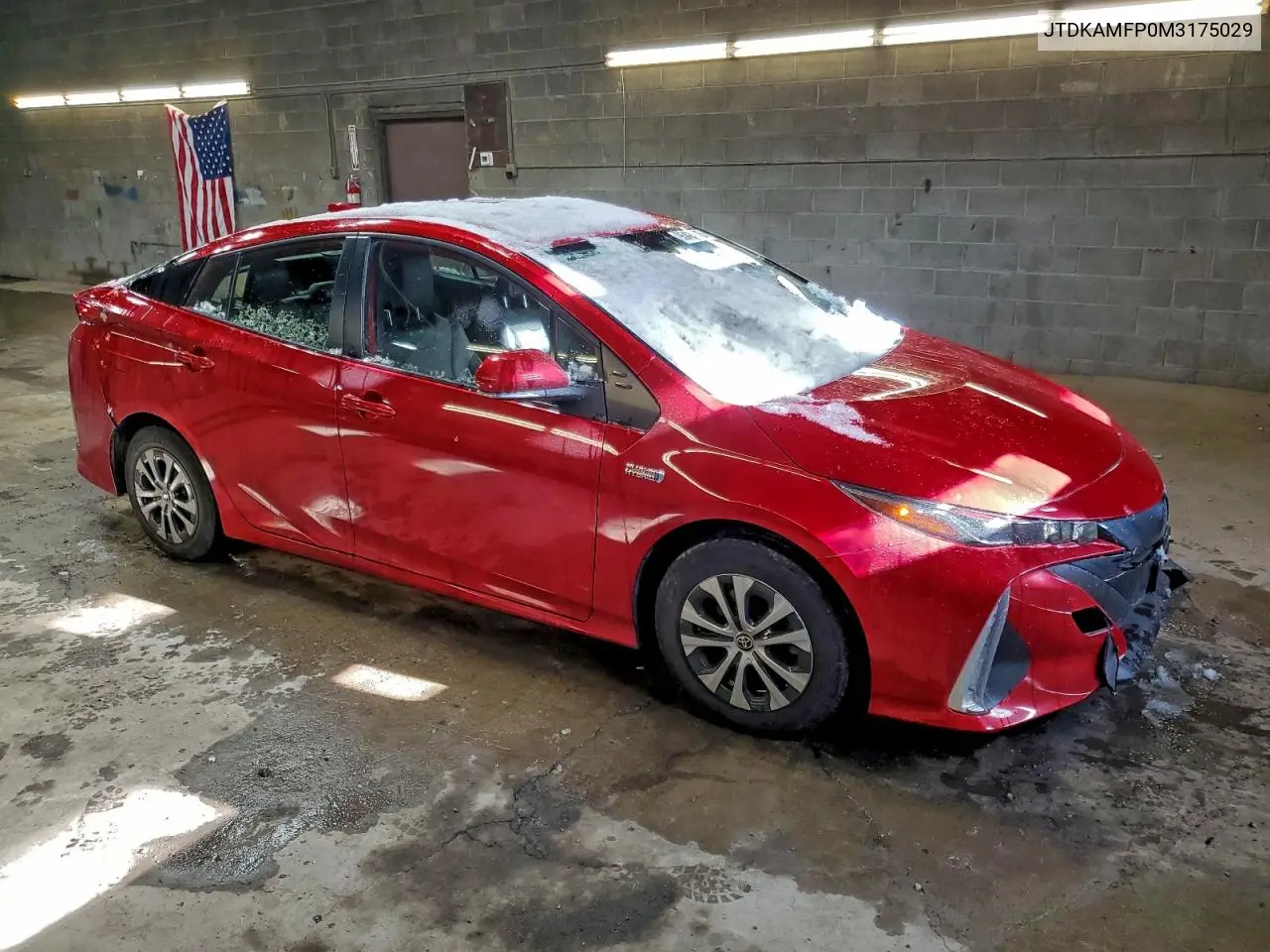JTDKAMFP0M3175029 2021 Toyota Prius Prime Le