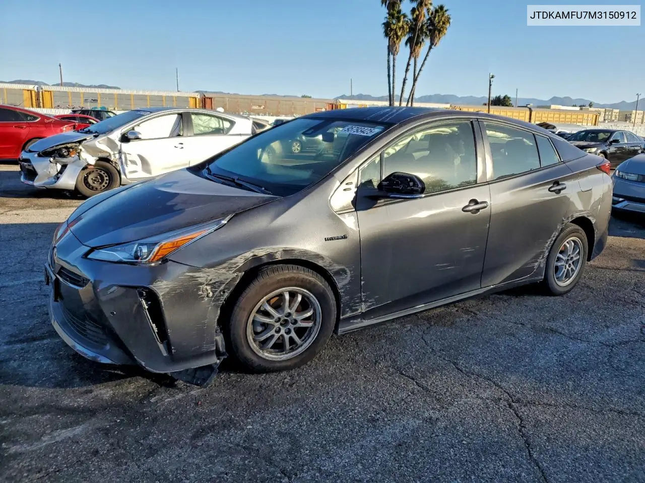 JTDKAMFU7M3150912 2021 Toyota Prius Special Edition