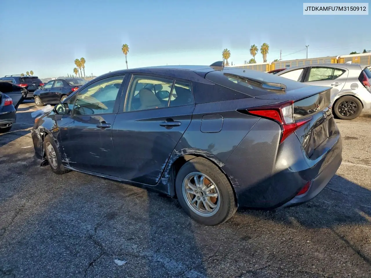 JTDKAMFU7M3150912 2021 Toyota Prius Special Edition