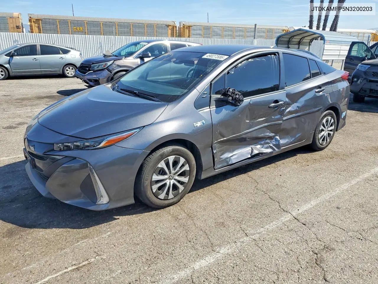 JTDKAMFP5N3200203 2022 Toyota Prius Prime Le