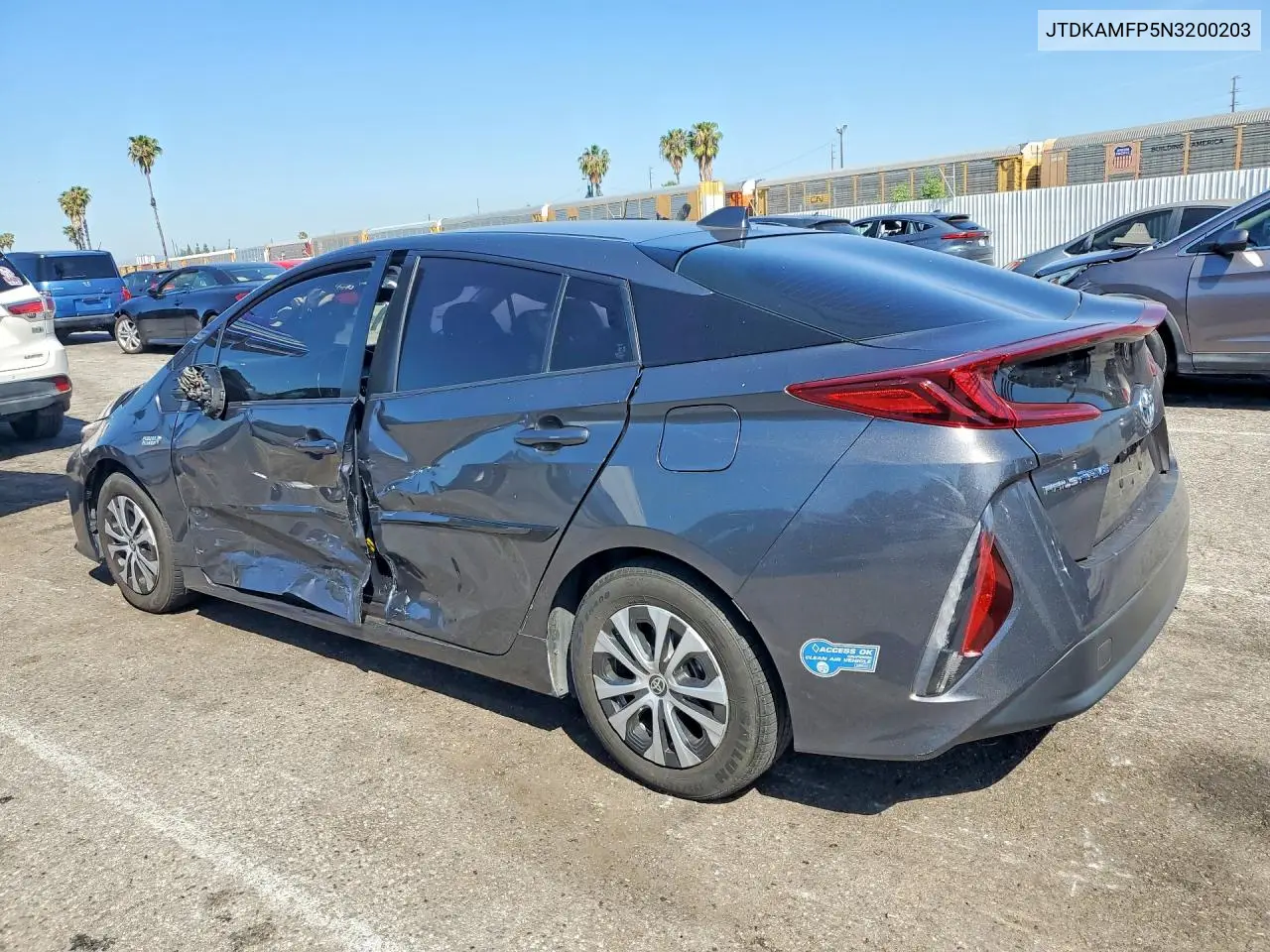 JTDKAMFP5N3200203 2022 Toyota Prius Prime Le