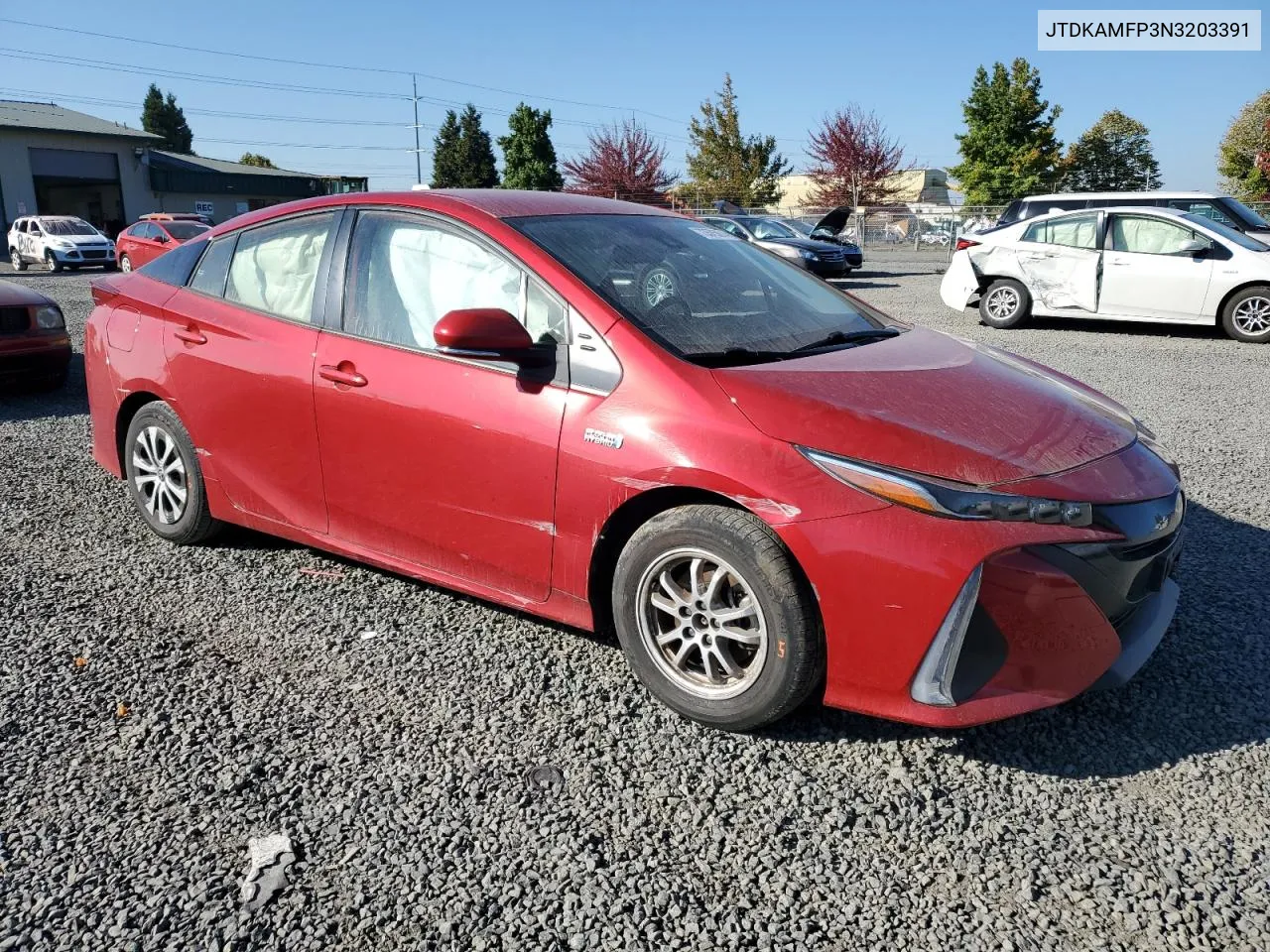 JTDKAMFP3N3203391 2022 Toyota Prius Prime Le