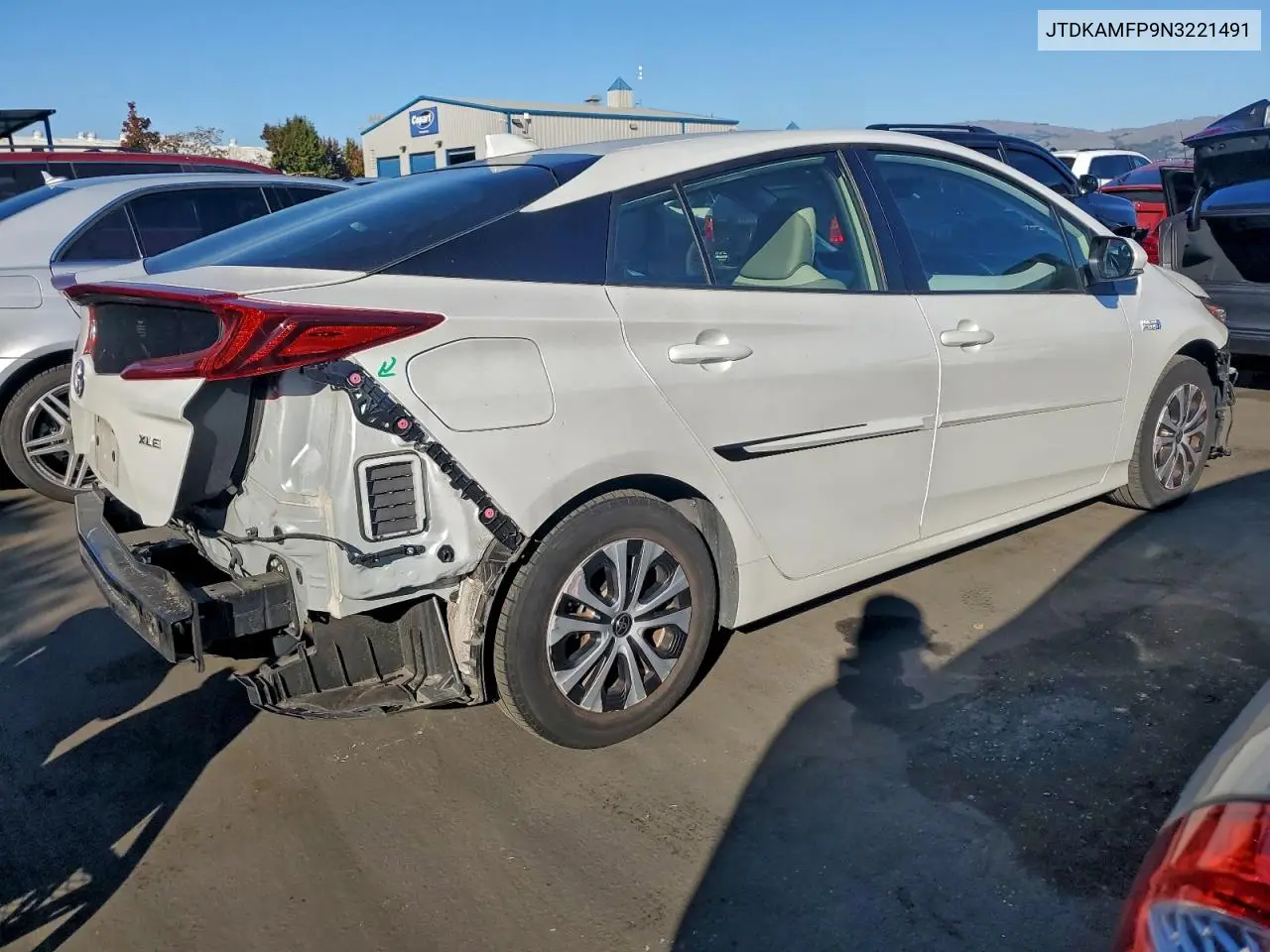JTDKAMFP9N3221491 2022 Toyota Prius Prime Le