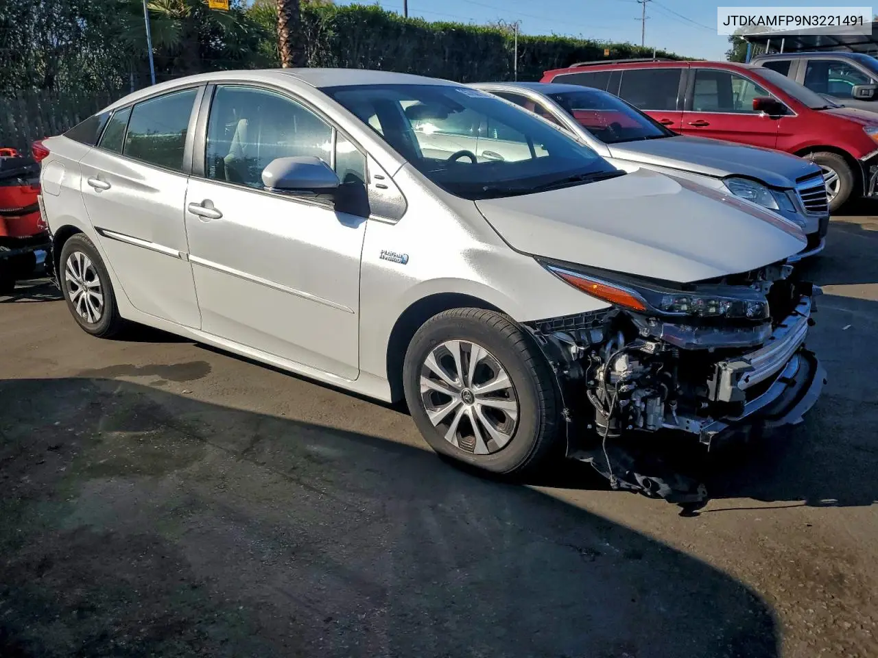 JTDKAMFP9N3221491 2022 Toyota Prius Prime Le