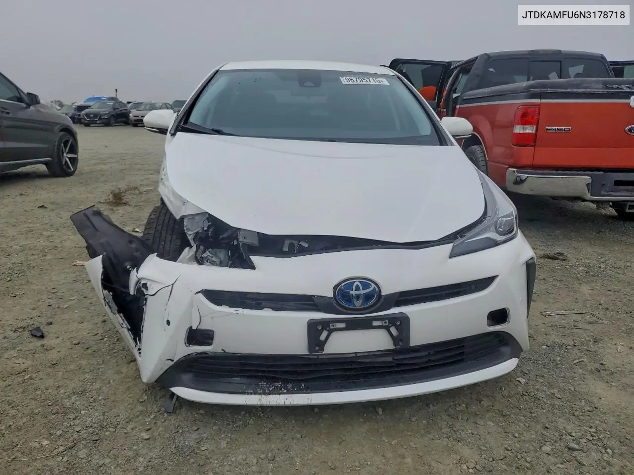 JTDKAMFU6N3178718 2022 Toyota Prius Night Shade