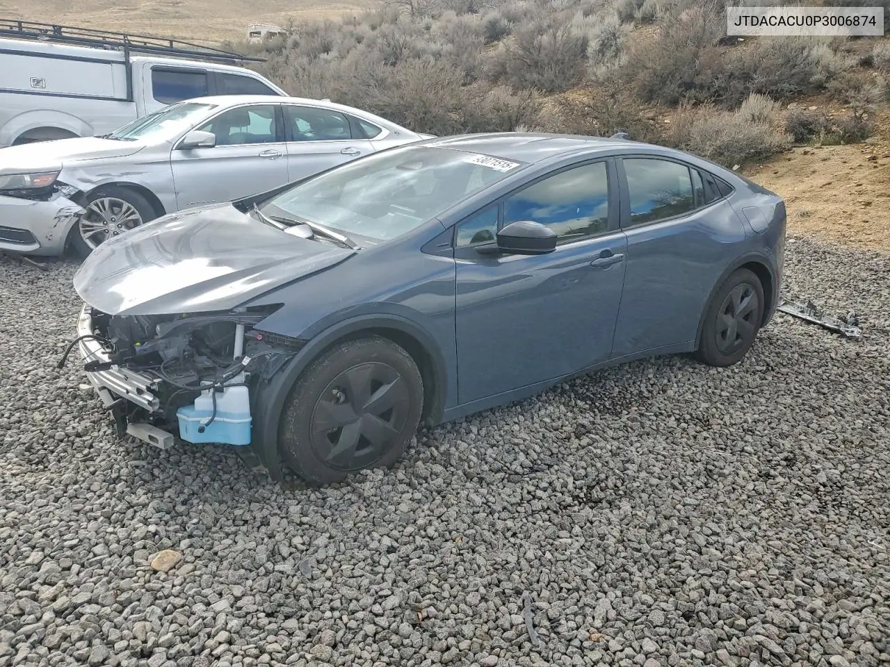 JTDACACU0P3006874 2023 Toyota Prius Prime Se