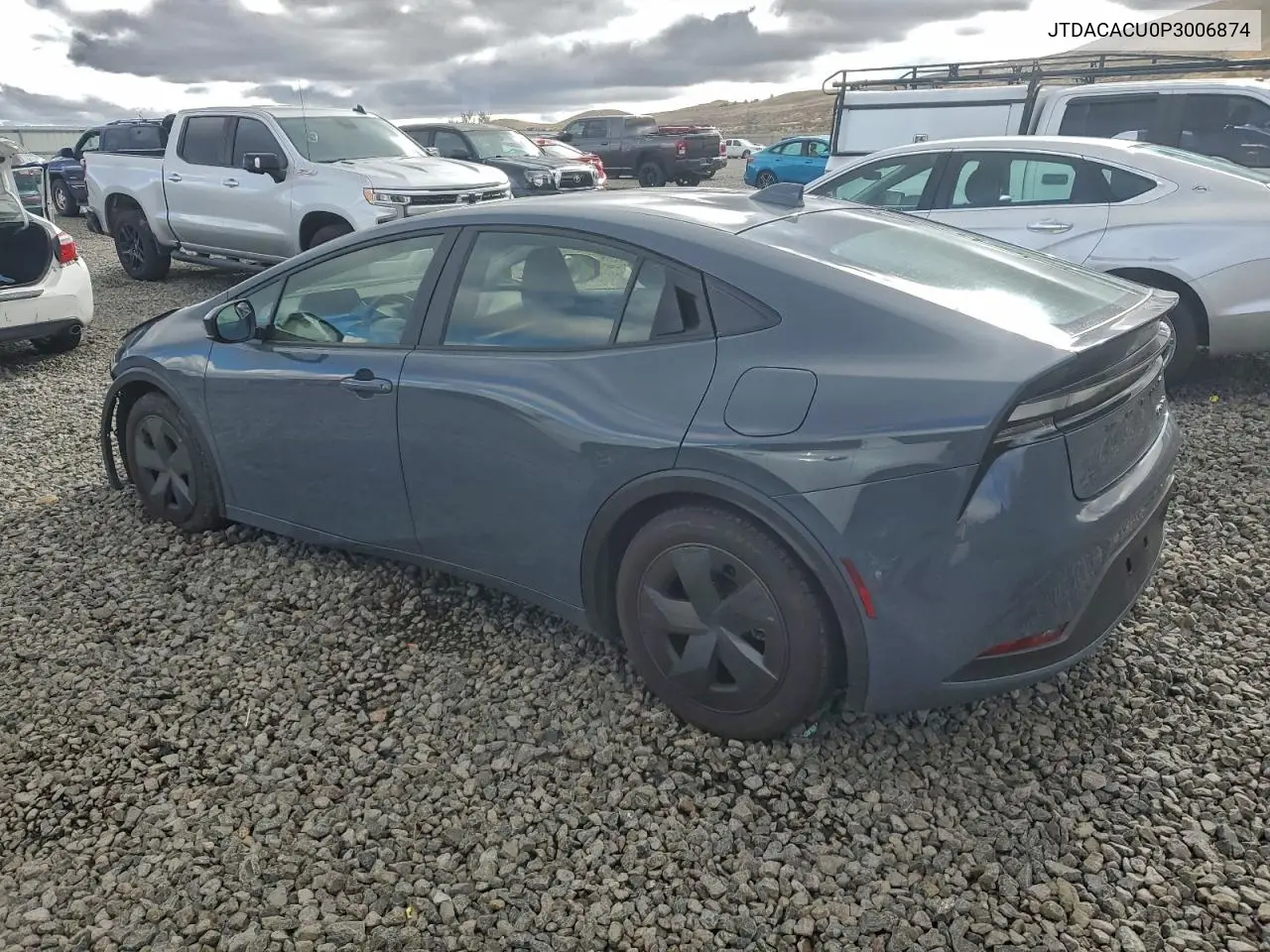 JTDACACU0P3006874 2023 Toyota Prius Prime Se