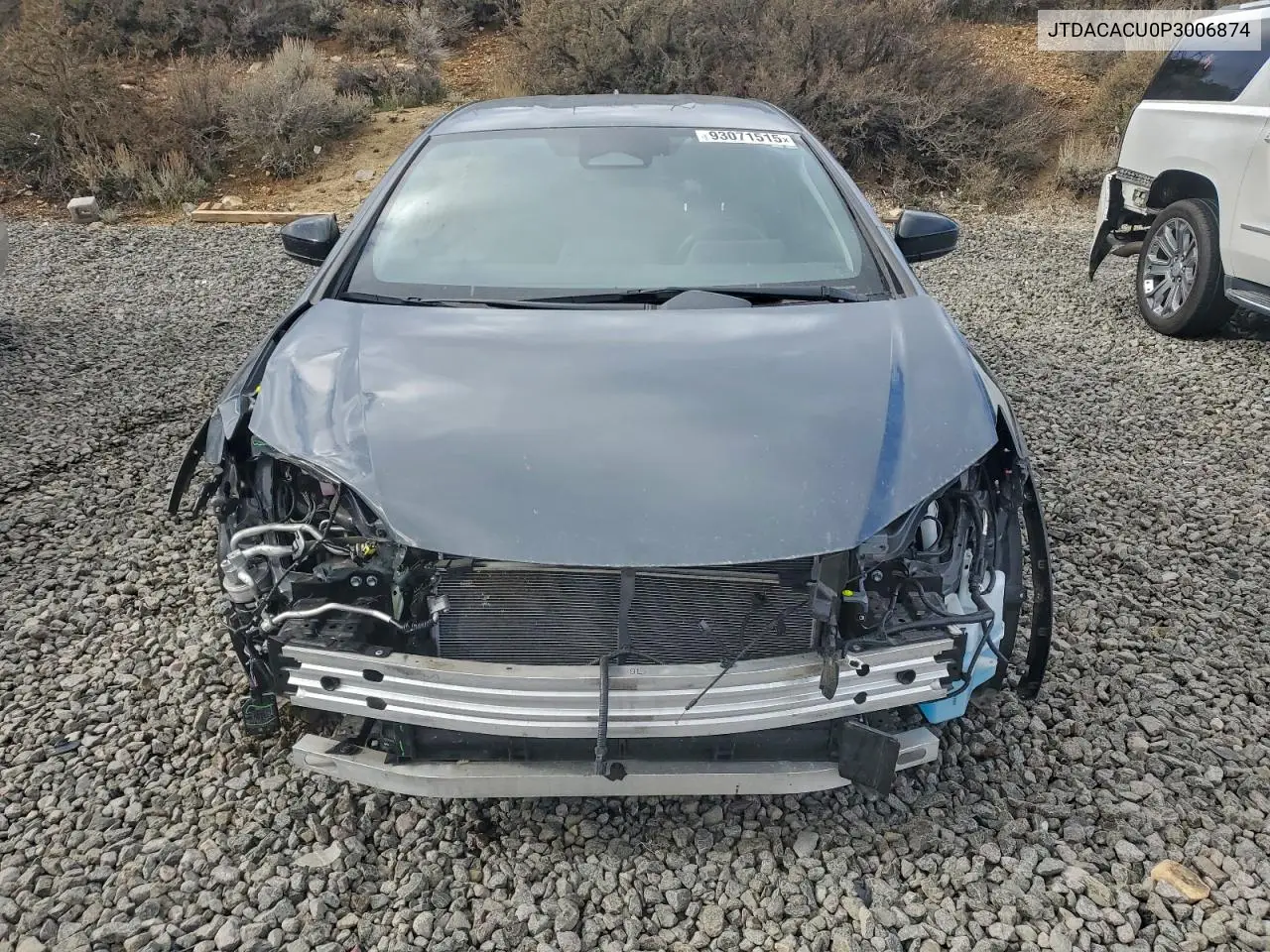 JTDACACU0P3006874 2023 Toyota Prius Prime Se