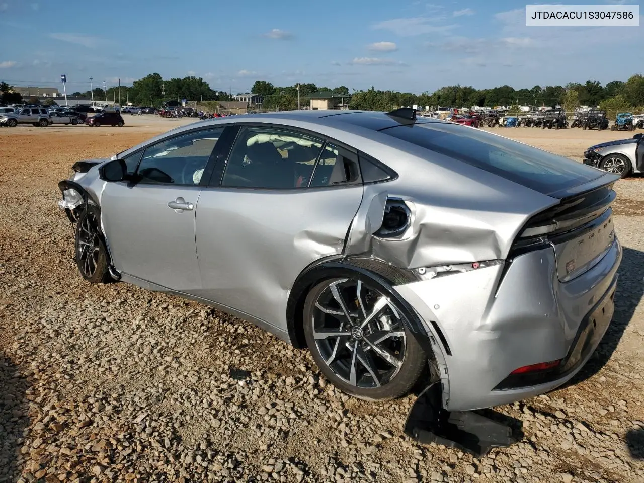 JTDACACU1S3047586 2025 Toyota Prius Prime Se
