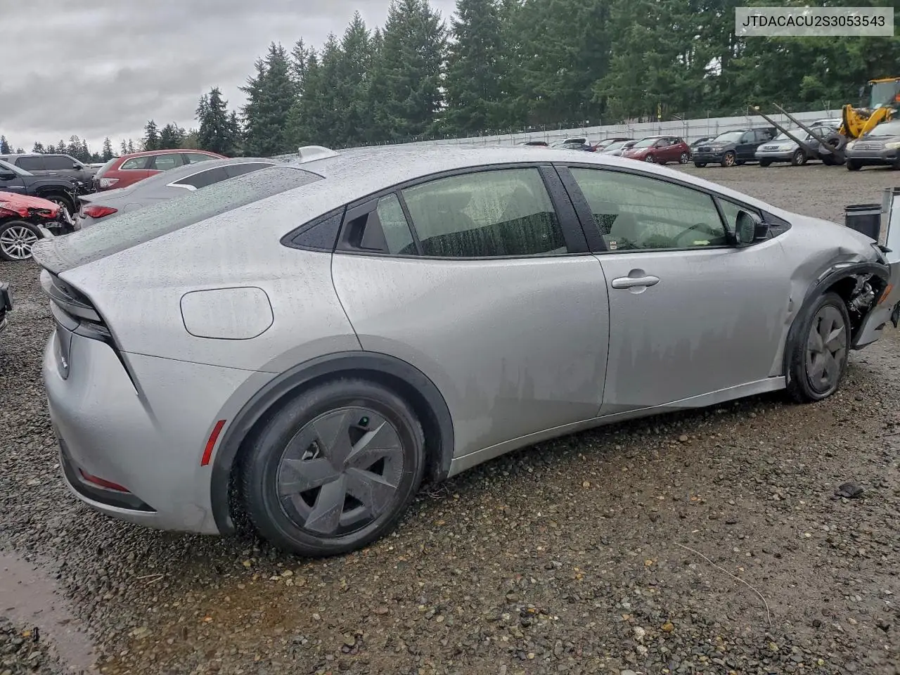JTDACACU2S3053543 2025 Toyota Prius Se