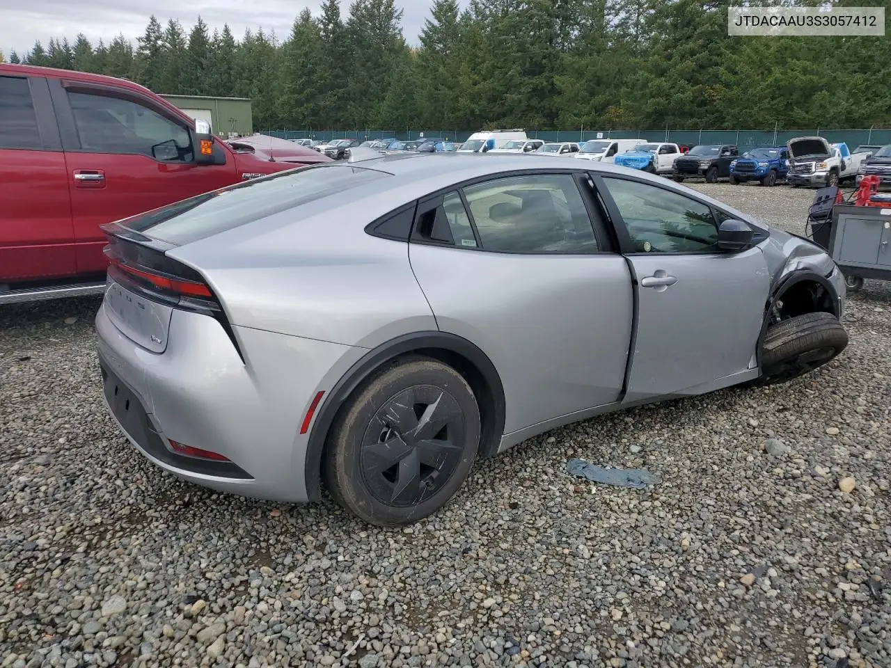 JTDACAAU3S3057412 2025 Toyota Prius Le