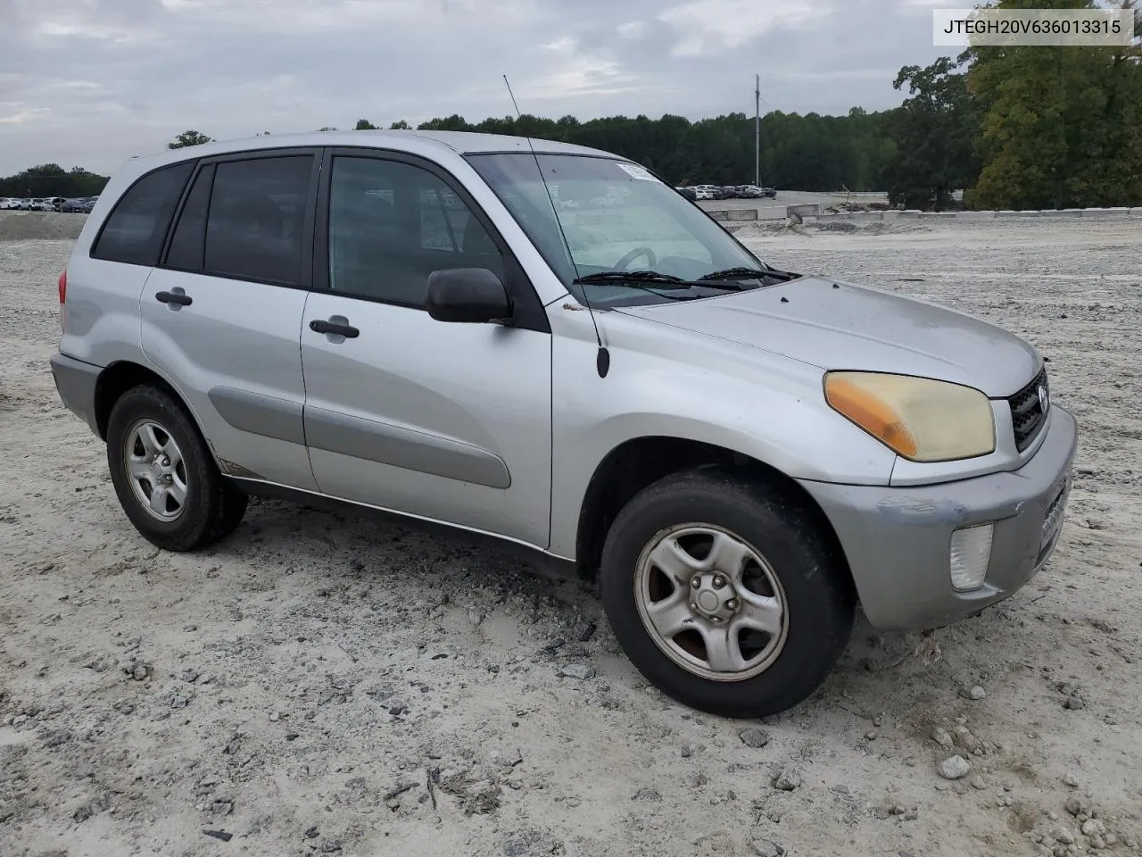 2003 Toyota Rav4 VIN: JTEGH20V636013315 Lot: 71955784