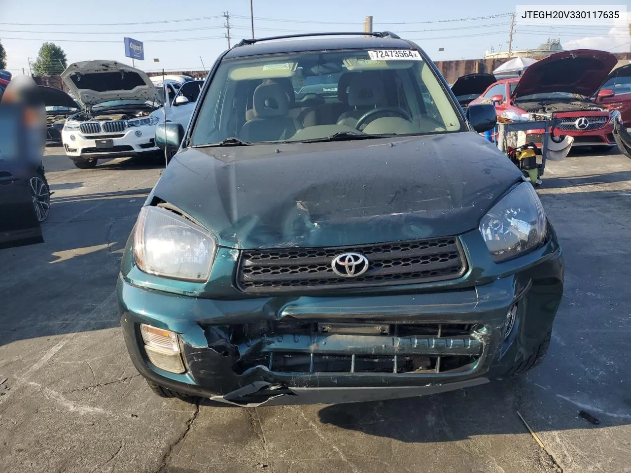 2003 Toyota Rav4 VIN: JTEGH20V330117635 Lot: 72473564