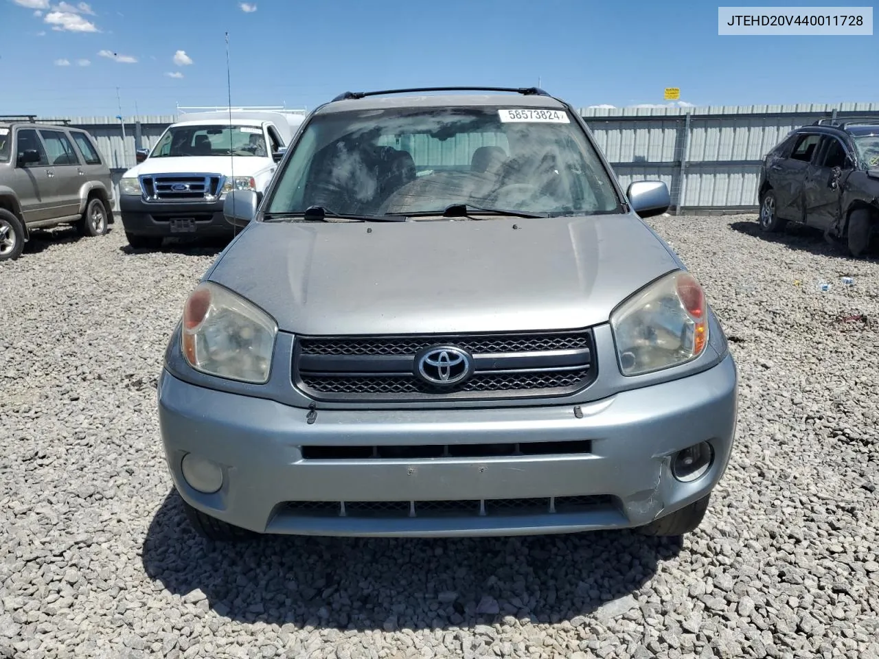 2004 Toyota Rav4 VIN: JTEHD20V440011728 Lot: 58573824