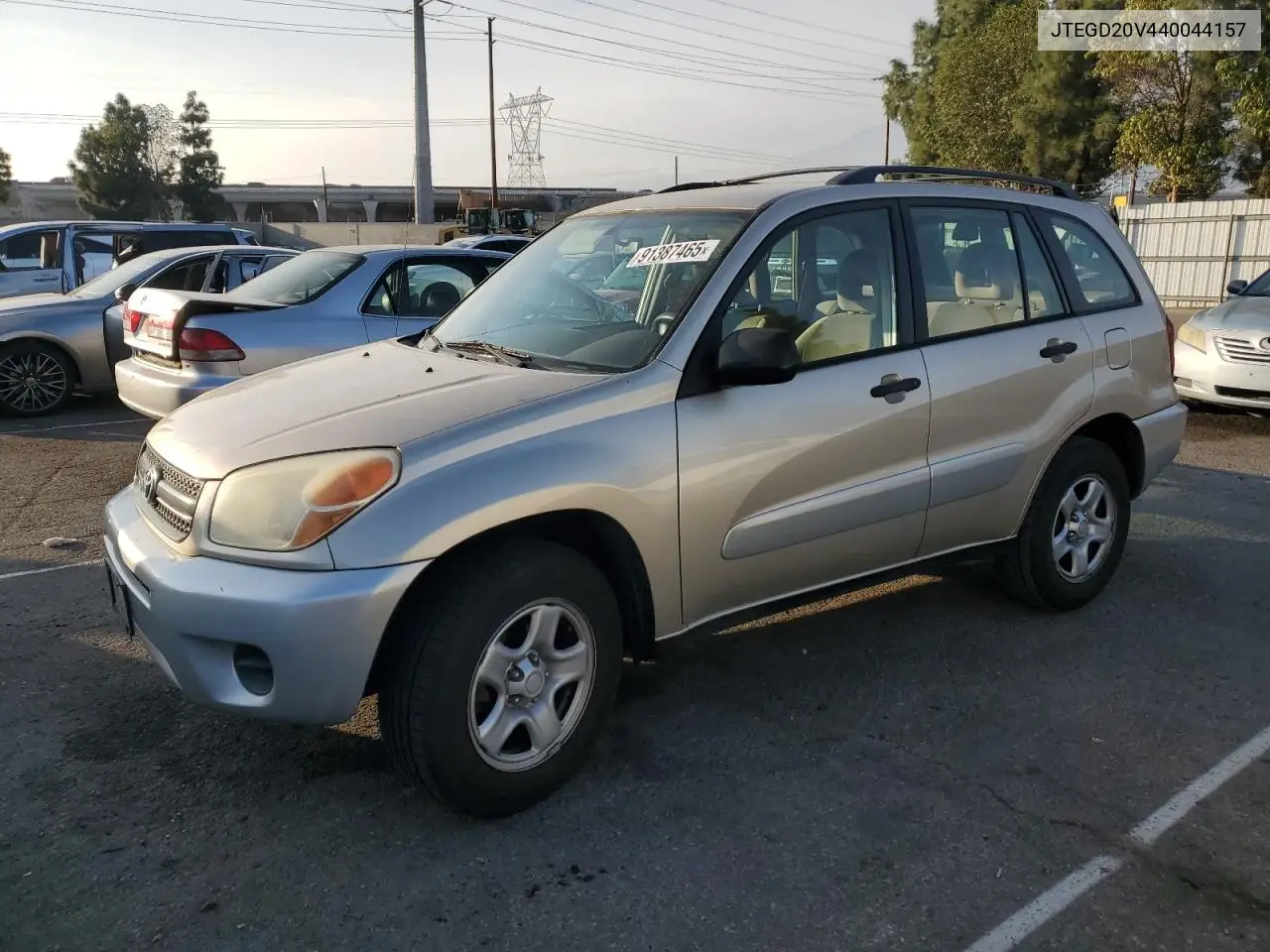 JTEGD20V440044157 2004 Toyota Rav4