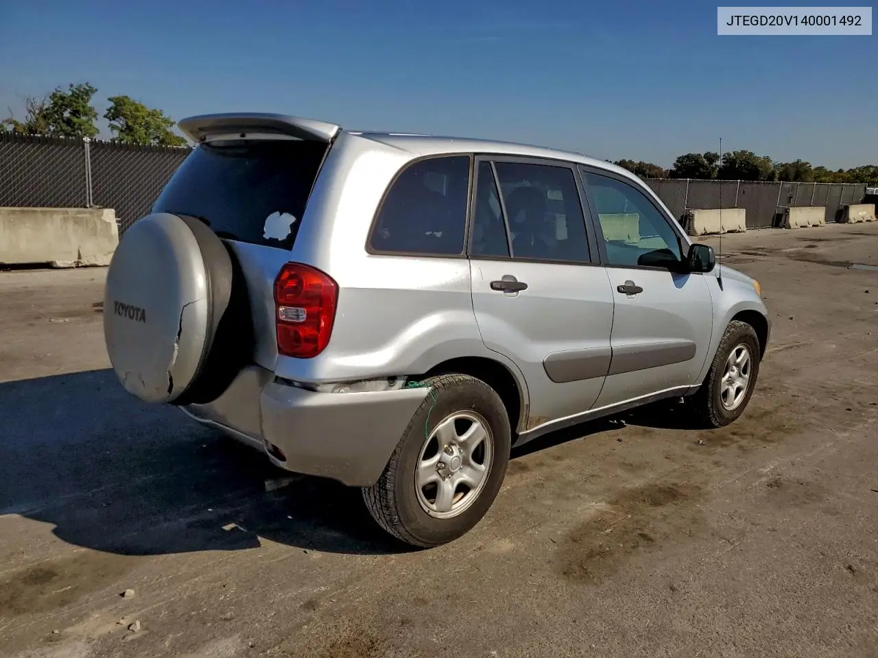 JTEGD20V140001492 2004 Toyota Rav4