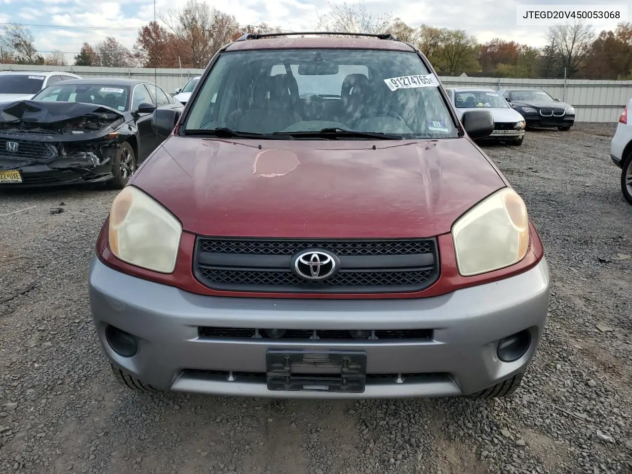 JTEGD20V450053068 2005 Toyota Rav4