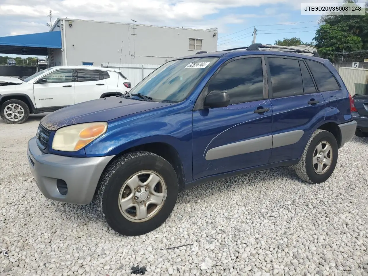 JTEGD20V350081248 2005 Toyota Rav4