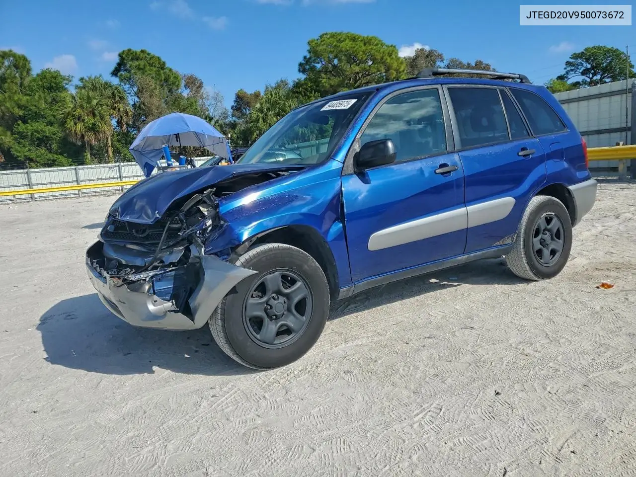 JTEGD20V950073672 2005 Toyota Rav4