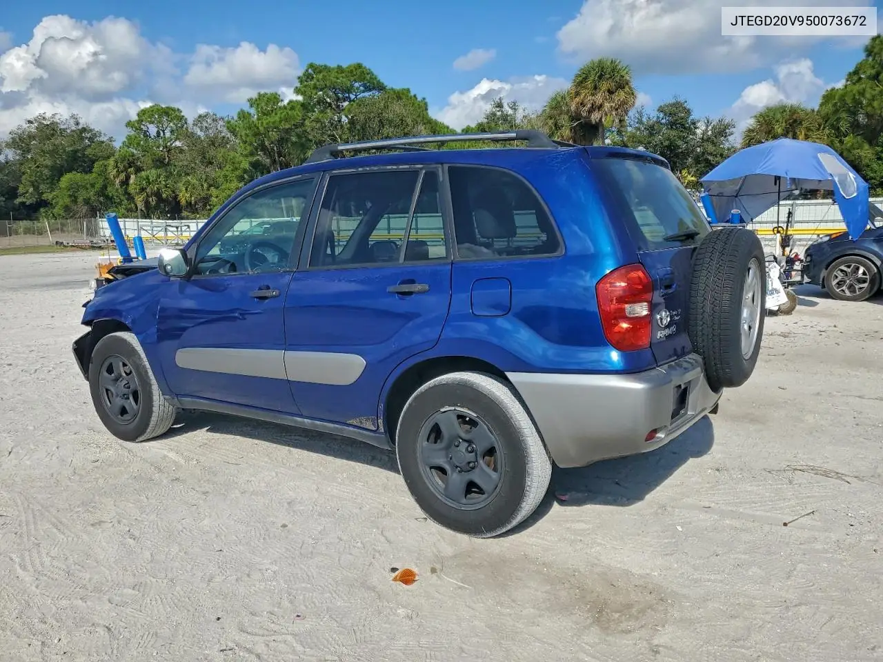 JTEGD20V950073672 2005 Toyota Rav4