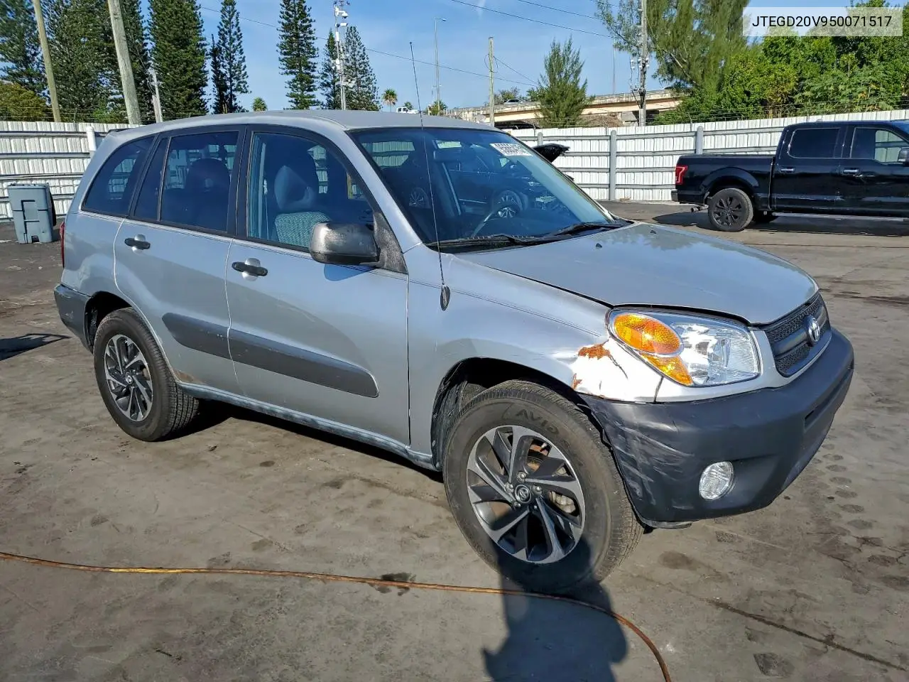 JTEGD20V950071517 2005 Toyota Rav4
