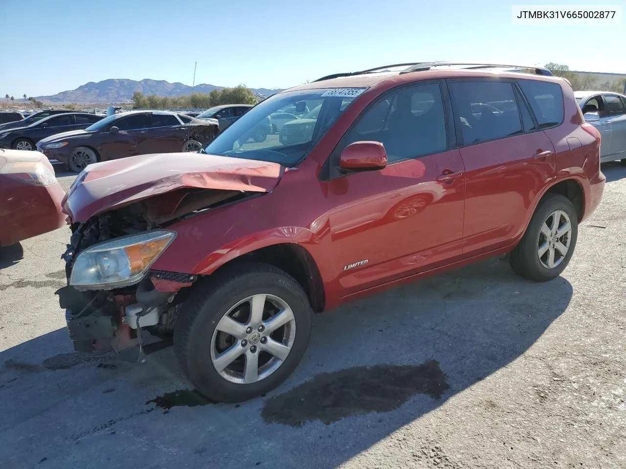 JTMBK31V665002877 2006 Toyota Rav4 Limited