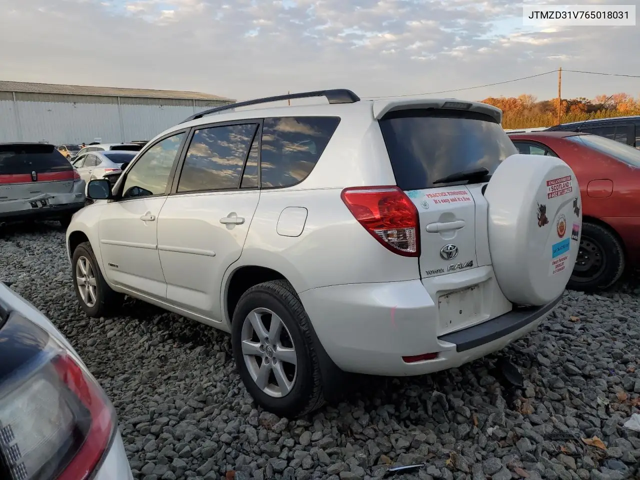 JTMZD31V765018031 2006 Toyota Rav4 Limited