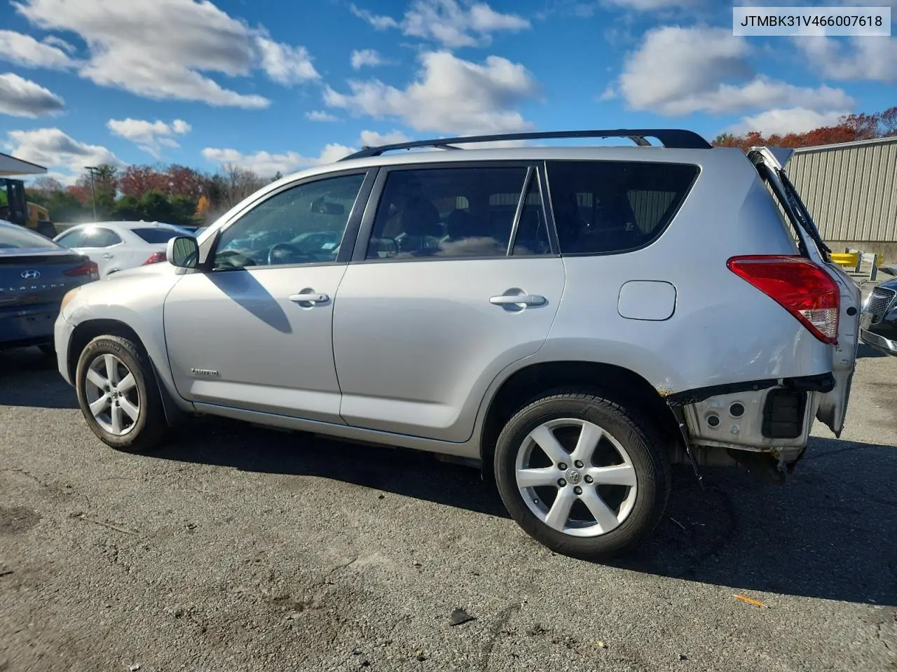 JTMBK31V466007618 2006 Toyota Rav4 Limited