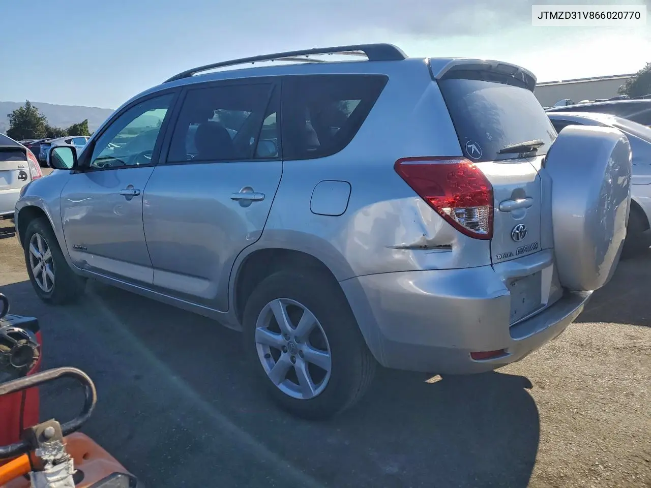 JTMZD31V866020770 2006 Toyota Rav4 Limited