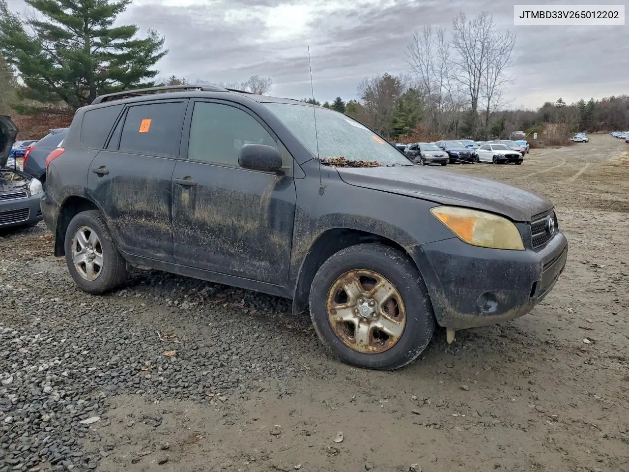 JTMBD33V265012202 2006 Toyota Rav4