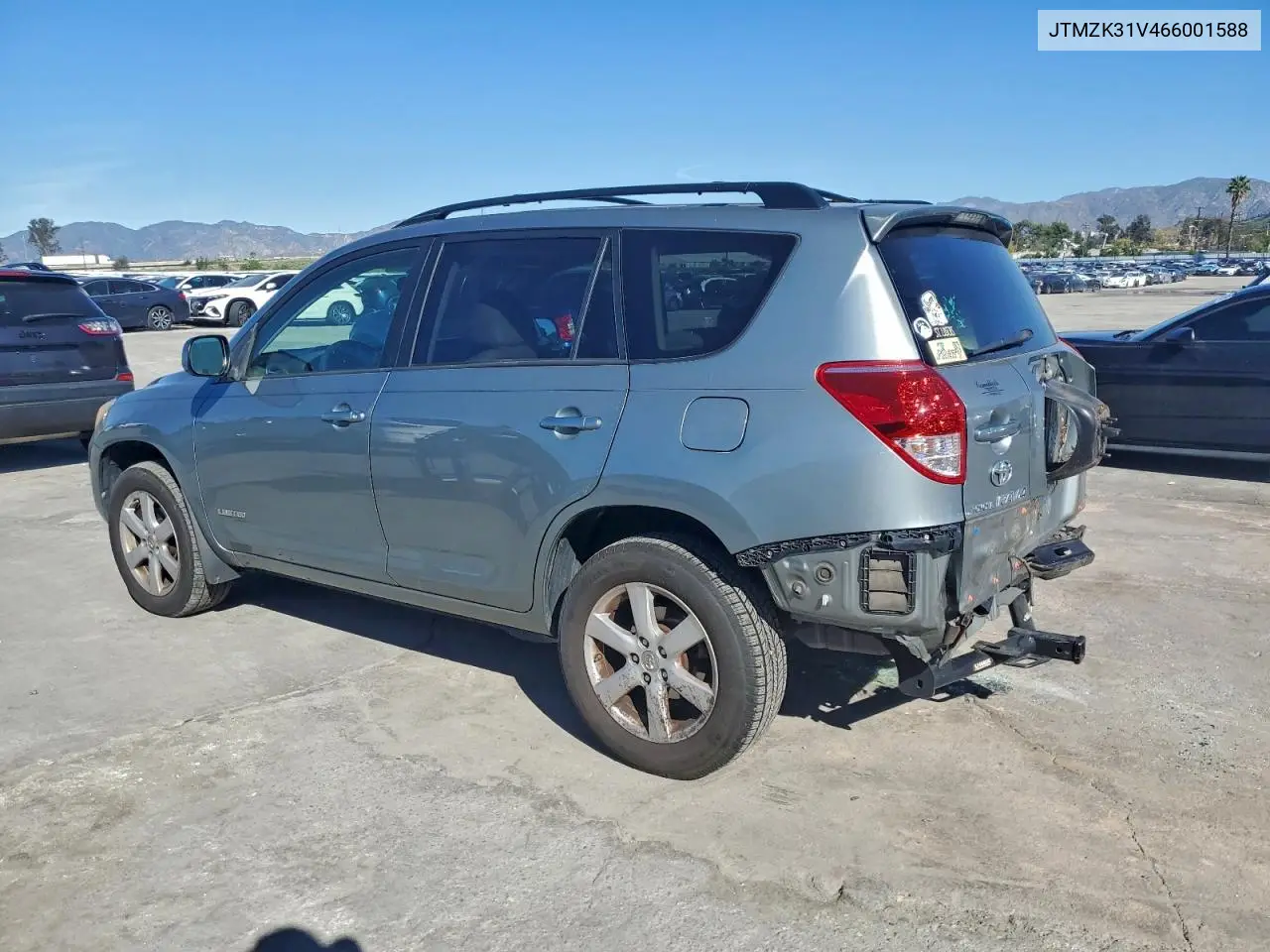 JTMZK31V466001588 2006 Toyota Rav4 Limited