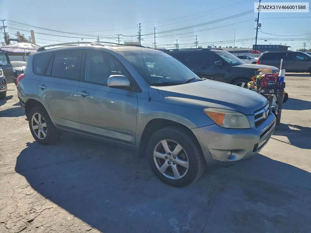 JTMZK31V466001588 2006 Toyota Rav4 Limited