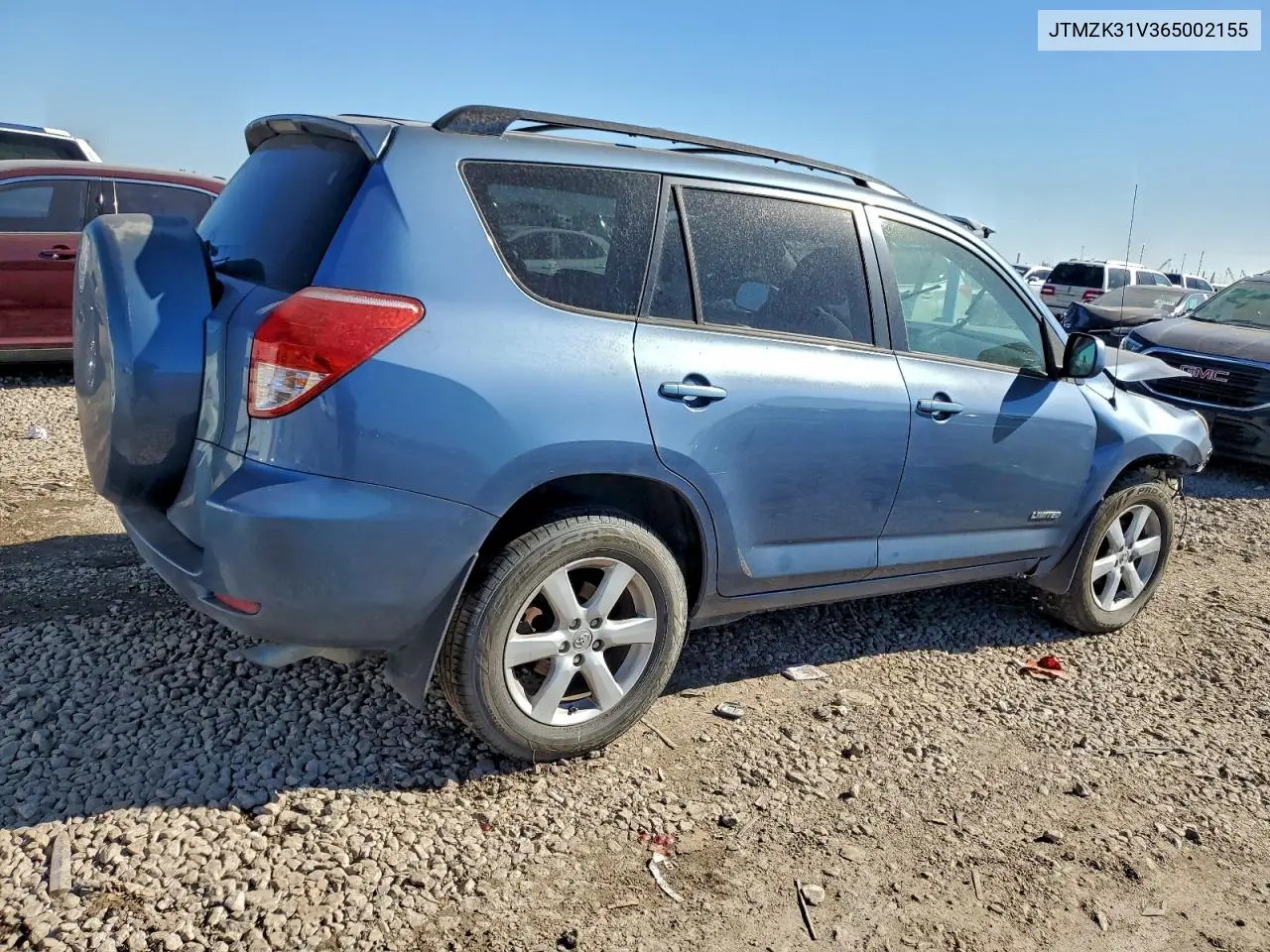 JTMZK31V365002155 2006 Toyota Rav4 Limited