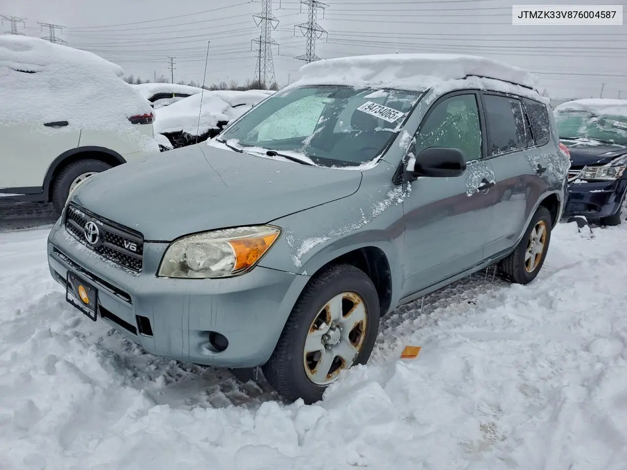 JTMZK33V876004587 2007 Toyota Rav4