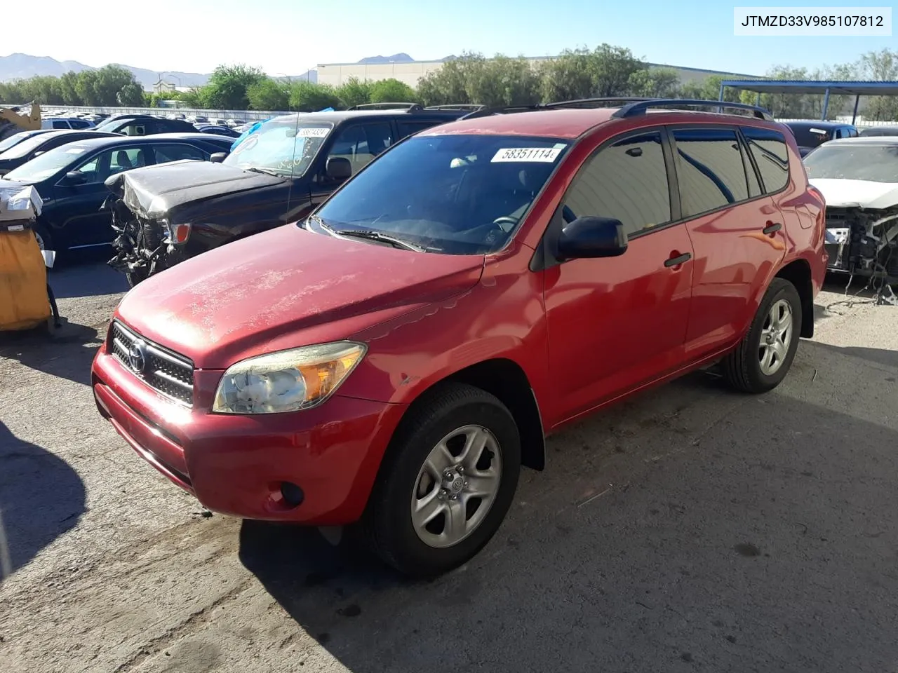 JTMZD33V985107812 2008 Toyota Rav4