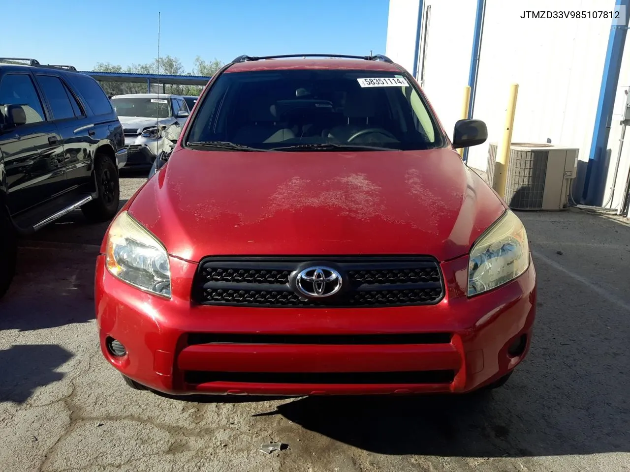 2008 Toyota Rav4 VIN: JTMZD33V985107812 Lot: 58351114