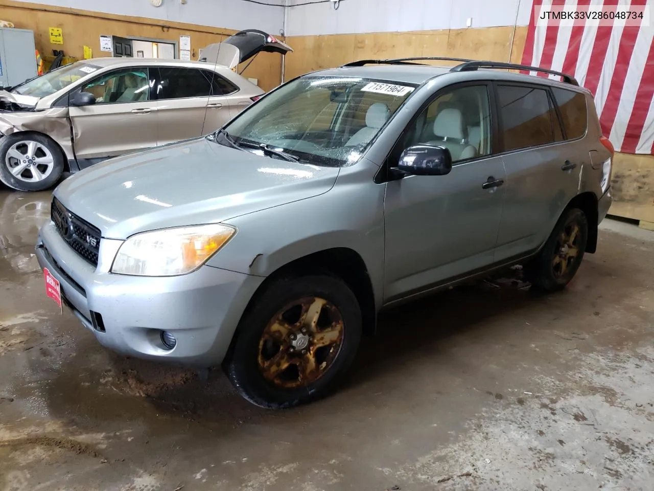 2008 Toyota Rav4 VIN: JTMBK33V286048734 Lot: 71571964