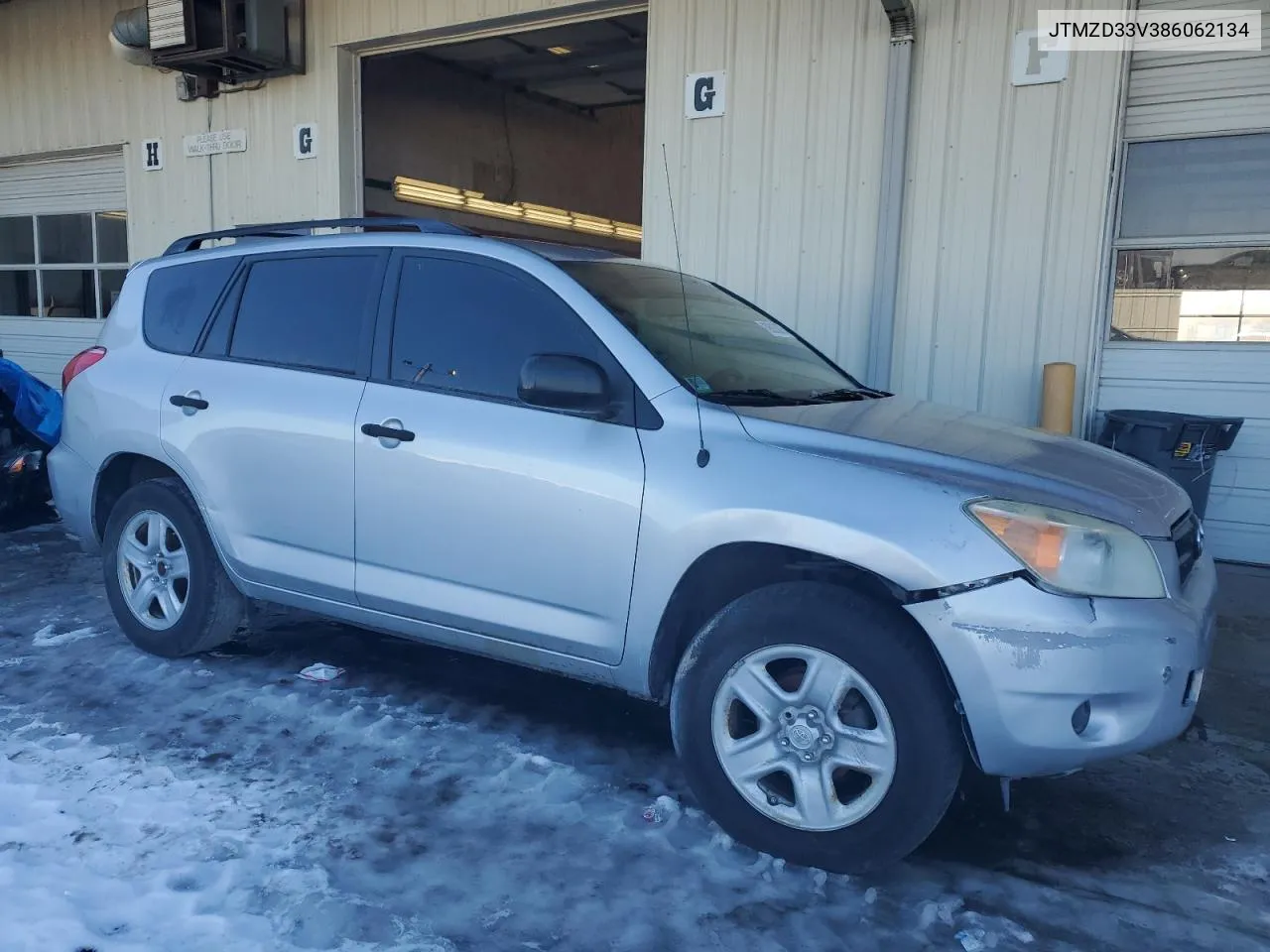 2008 Toyota Rav4 VIN: JTMZD33V386062134 Lot: 89025875