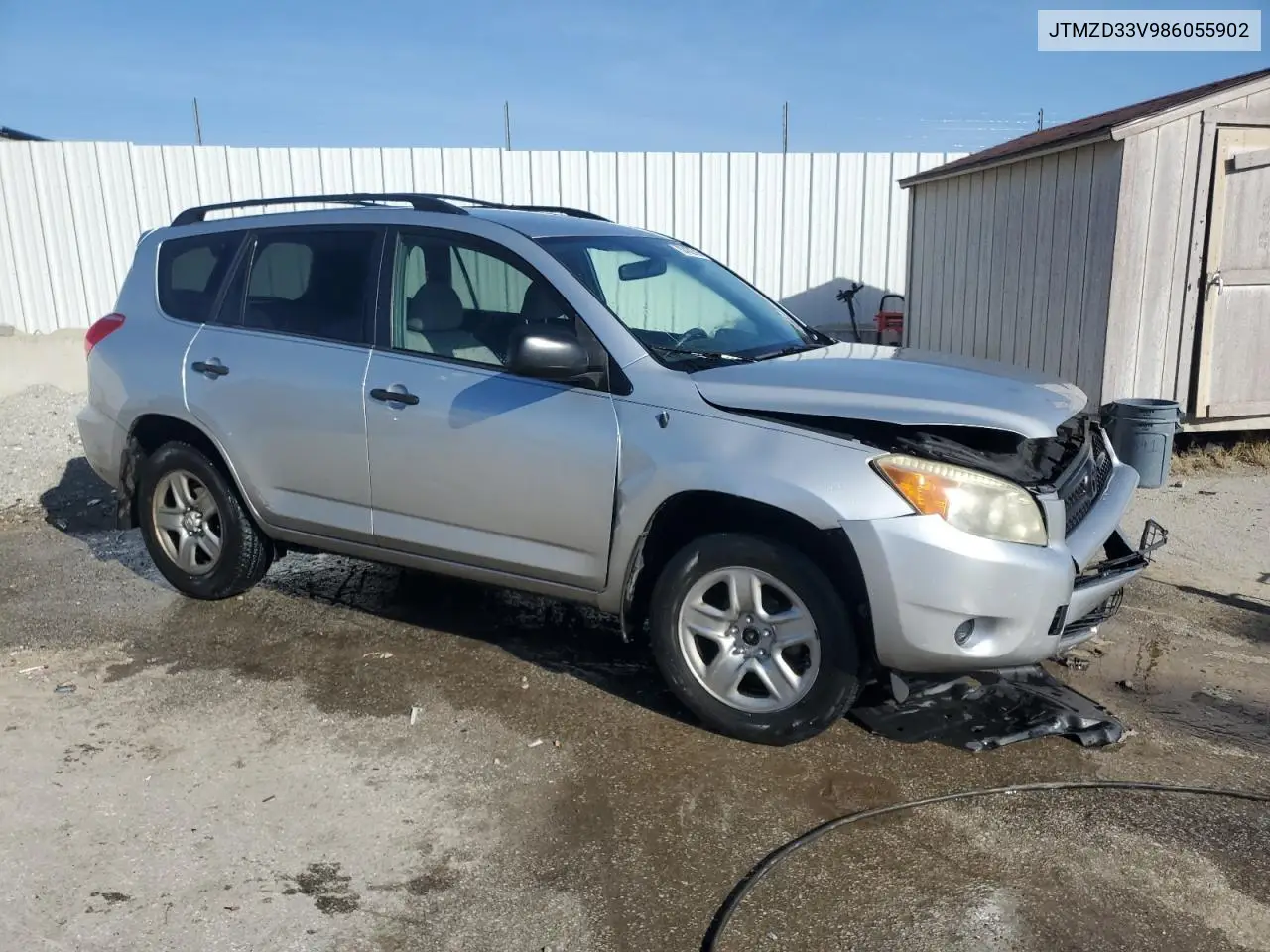 JTMZD33V986055902 2008 Toyota Rav4