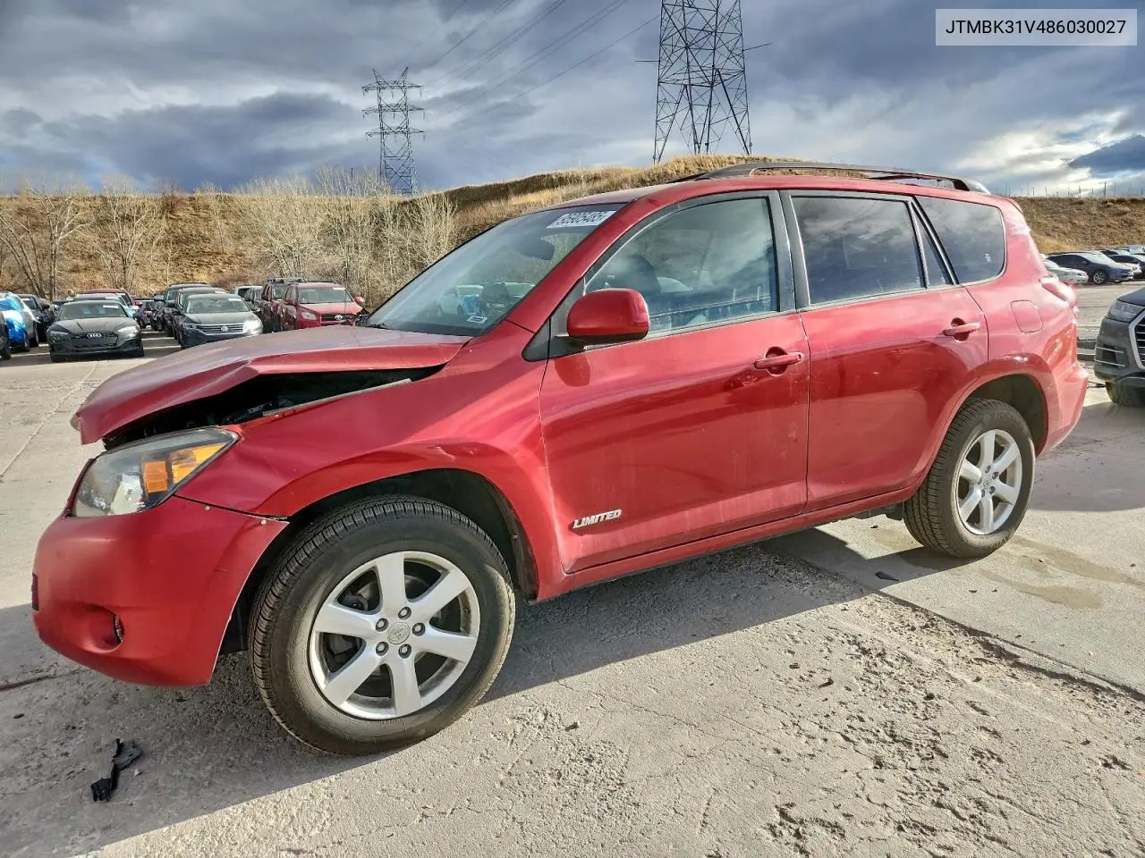 JTMBK31V486030027 2008 Toyota Rav4 Limited