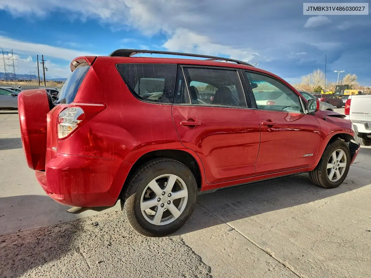 JTMBK31V486030027 2008 Toyota Rav4 Limited