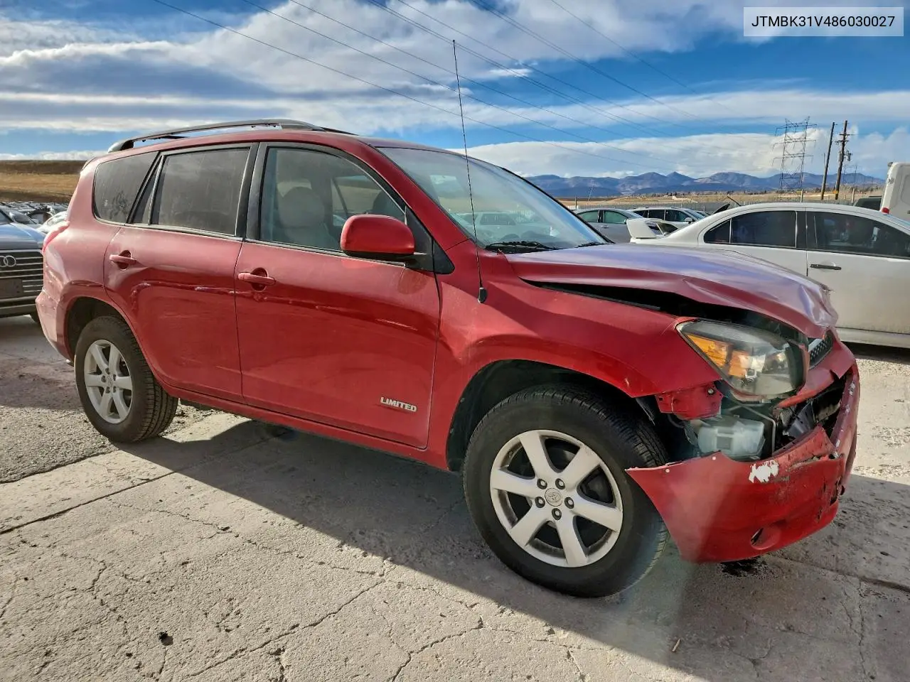 JTMBK31V486030027 2008 Toyota Rav4 Limited