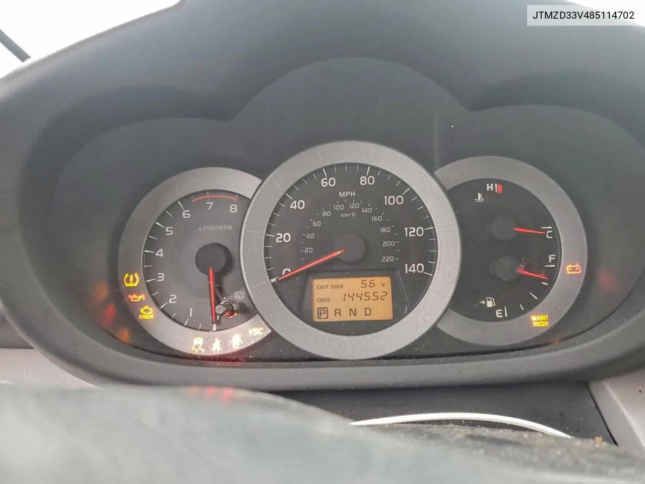 JTMZD33V485114702 2008 Toyota Rav4