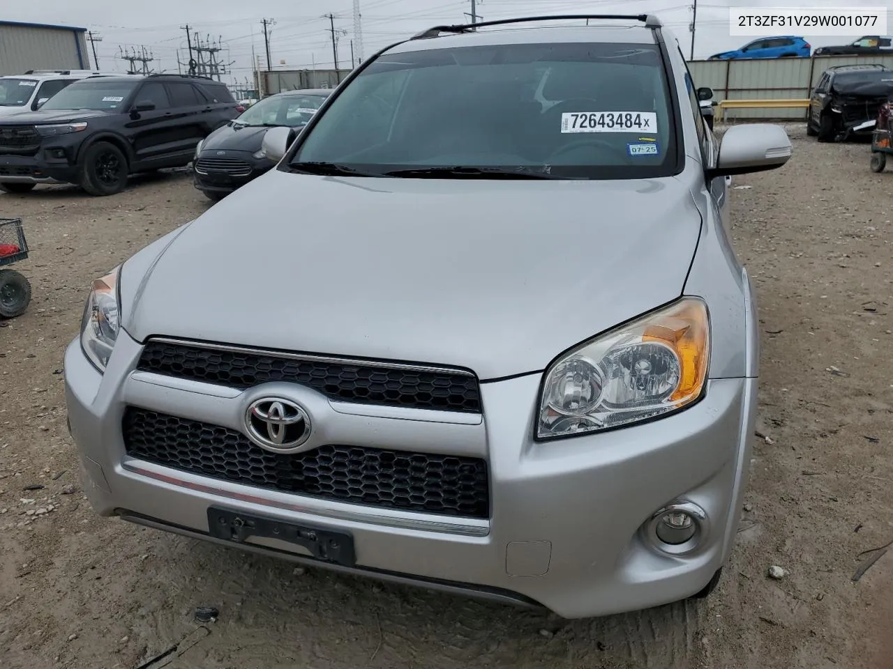 2009 Toyota Rav4 Limited VIN: 2T3ZF31V29W001077 Lot: 72643484