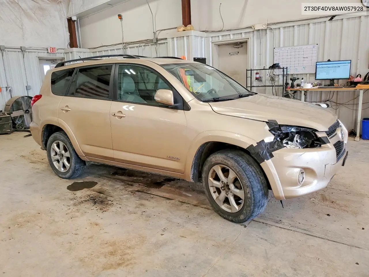 2T3DF4DV8AW057928 2010 Toyota Rav4 Limited