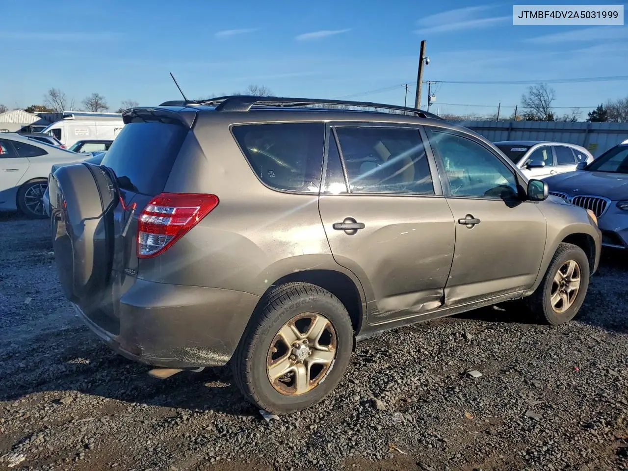 JTMBF4DV2A5031999 2010 Toyota Rav4