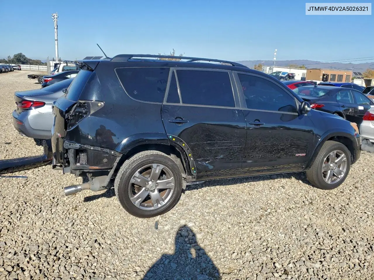 JTMWF4DV2A5026321 2010 Toyota Rav4 Sport
