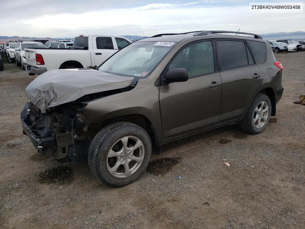 2011 Toyota Rav4 VIN: 2T3BK4DV4BW053458 Lot: 71276424