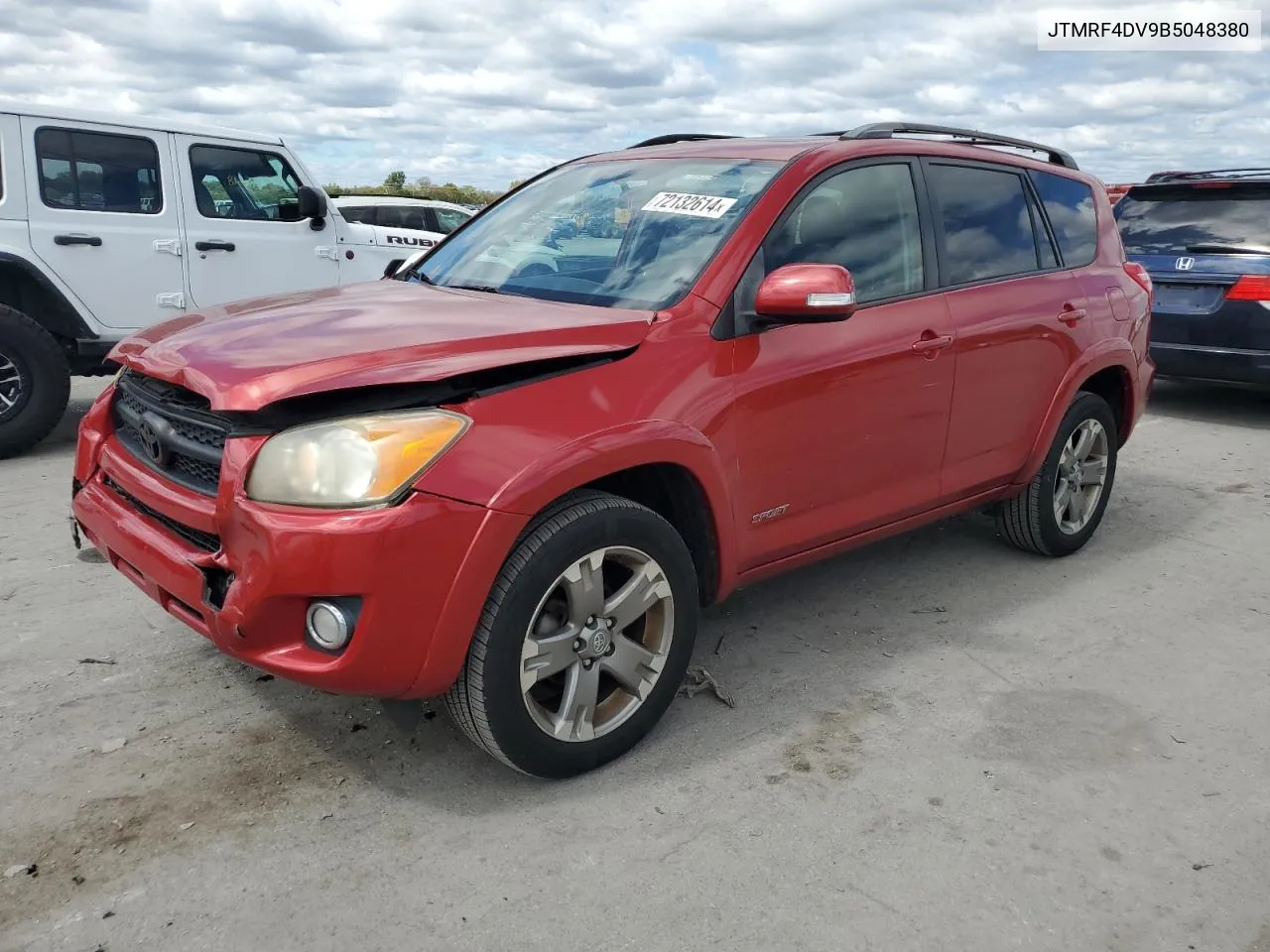 2011 Toyota Rav4 Sport VIN: JTMRF4DV9B5048380 Lot: 72132614