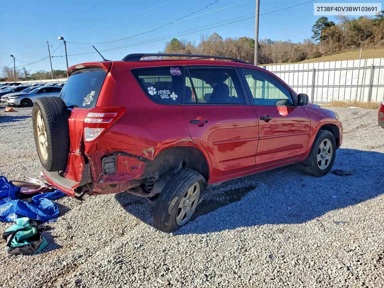 2T3BF4DV3BW103691 2011 Toyota Rav4